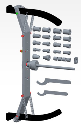 Адаптер для балансировки мотоциклетных колес Сивик Moto КС-225
