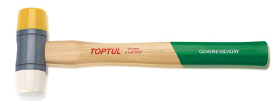 Молоток с пластиковыми бойками, диаметр 35 мм TOPTUL HAAF3530 Молоток с пластиковыми бойками, диаметр 35 мм TOPTUL HAAF3530